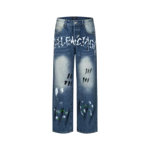 Replica Balenciaga Jeans For Unisex #1391446 $80.00 USD for Wholesale