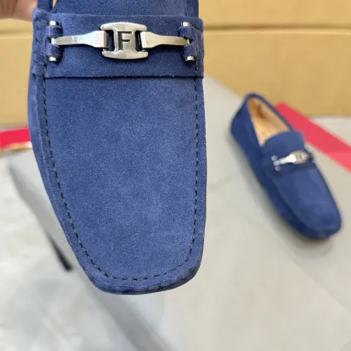 Replica Salvatore Ferragamo Leather Shoes For Men #1391716 $96.00 USD for Wholesale