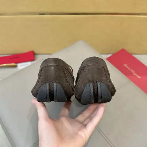 Replica Salvatore Ferragamo Leather Shoes For Men #1391717 $96.00 USD for Wholesale
