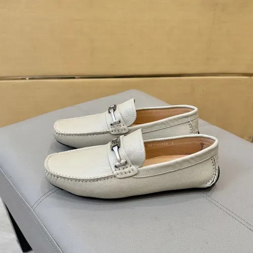 Replica Salvatore Ferragamo Leather Shoes For Men #1391724 $96.00 USD for Wholesale