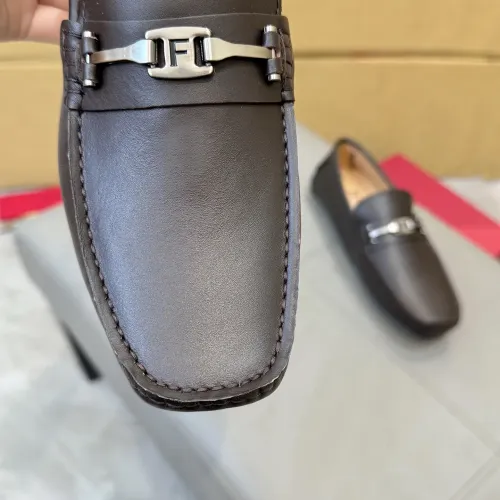 Replica Salvatore Ferragamo Leather Shoes For Men #1391729 $96.00 USD for Wholesale