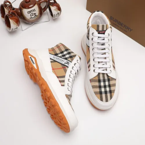 Replica Burberry High Tops Shoes For Men #1391791 $80.00 USD for Wholesale