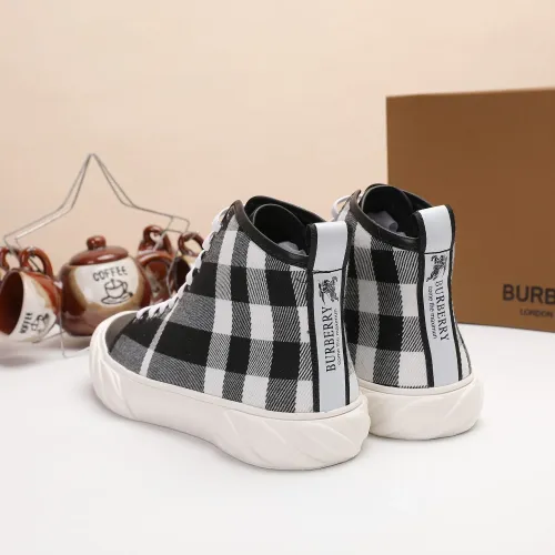 Replica Burberry High Tops Shoes For Men #1391796 $76.00 USD for Wholesale