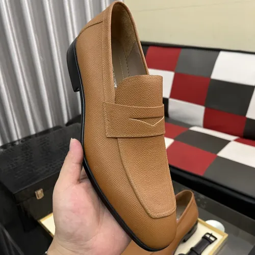 Replica Salvatore Ferragamo Leather Shoes For Men #1392077 $108.00 USD for Wholesale