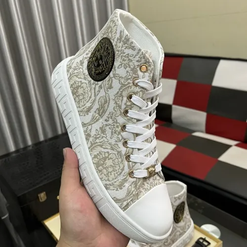 Replica Versace High Tops Shoes For Men #1392490 $80.00 USD for Wholesale
