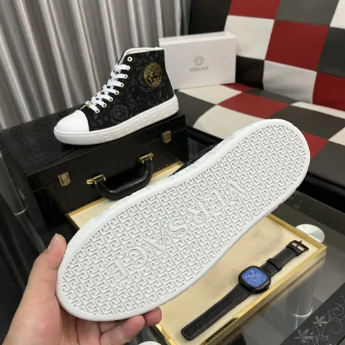 Replica Versace High Tops Shoes For Men #1392491 $80.00 USD for Wholesale