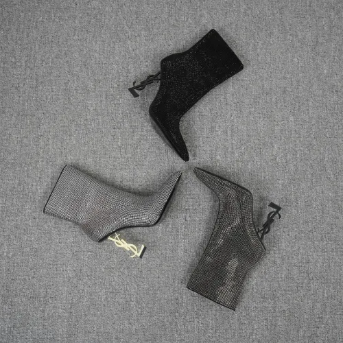 Replica Yves Saint Laurent YSL Boots For Women #1392782 $190.00 USD for Wholesale