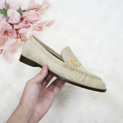 Replica Yves Saint Laurent YSL Leather Shoes For Women #1392788 $102.00 USD for Wholesale