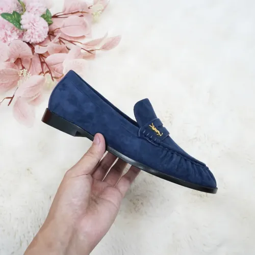 Replica Yves Saint Laurent YSL Leather Shoes For Women #1392793 $102.00 USD for Wholesale