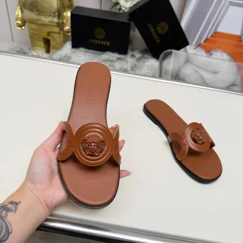 Replica Versace Slippers For Women #1392805 $82.00 USD for Wholesale