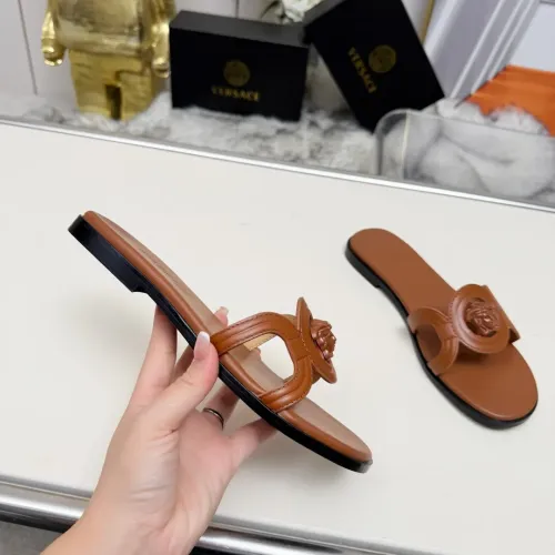 Replica Versace Slippers For Women #1392805 $82.00 USD for Wholesale