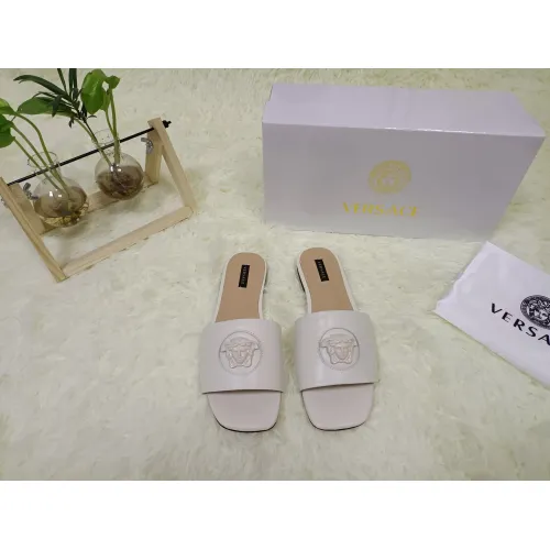 Replica Versace Slippers For Women #1392832 $80.00 USD for Wholesale