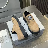 $125.00 USD Balenciaga Leather Shoes For Men #1382016