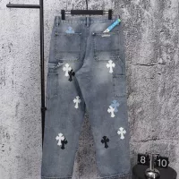 $68.00 USD Chrome Hearts Jeans For Men #1384206