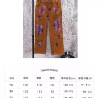 $68.00 USD Chrome Hearts Jeans For Men #1384209