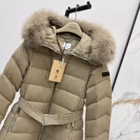 $261.16 USD Burberry Down Feather Coat Long Sleeved For Women #1387257