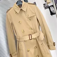 $162.00 USD Burberry Trench Coat Long Sleeved For Women #1387267