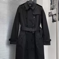 $162.00 USD Burberry Trench Coat Long Sleeved For Women #1387274