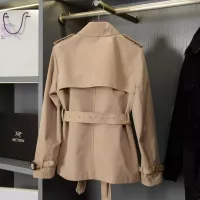 $162.00 USD Burberry Trench Coat Long Sleeved For Women #1387277