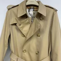 $185.00 USD Burberry Trench Coat Long Sleeved For Men #1387279