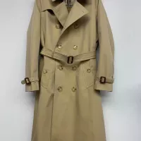 $185.00 USD Burberry Trench Coat Long Sleeved For Men #1387281