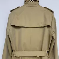 $185.00 USD Burberry Trench Coat Long Sleeved For Men #1387281