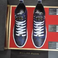 $92.00 USD Philipp Plein PP High Tops Shoes For Men #1387897