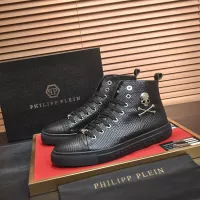 $92.00 USD Philipp Plein PP High Tops Shoes For Men #1387903