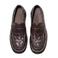 $135.00 USD Bottega Veneta BV Leather Shoes For Men #1387962