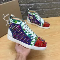 $96.00 USD Christian Louboutin High Top Shoes For Men #1388030