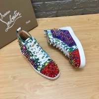 $96.00 USD Christian Louboutin High Top Shoes For Men #1388030