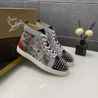 $96.00 USD Christian Louboutin High Top Shoes For Men #1388034