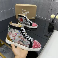 $96.00 USD Christian Louboutin High Top Shoes For Men #1388037