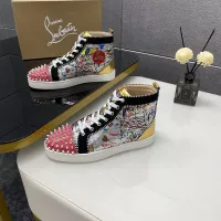 $96.00 USD Christian Louboutin High Top Shoes For Men #1388037