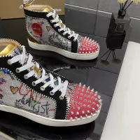 $96.00 USD Christian Louboutin High Top Shoes For Men #1388037