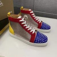 $98.00 USD Christian Louboutin High Top Shoes For Men #1388042