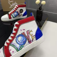 $100.00 USD Christian Louboutin High Top Shoes For Men #1388053