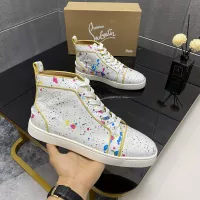 $102.00 USD Christian Louboutin High Top Shoes For Women #1388058