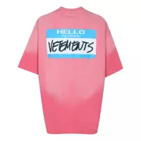 $40.00 USD VETEMENTS T-Shirts Short Sleeved For Unisex #1390234