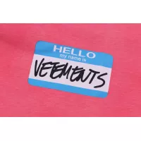 $40.00 USD VETEMENTS T-Shirts Short Sleeved For Unisex #1390234