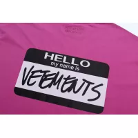 $40.00 USD VETEMENTS T-Shirts Short Sleeved For Unisex #1390244