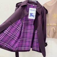 $165.00 USD Burberry Trench Coat Long Sleeved For Women #1390953