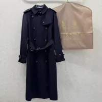 $190.00 USD Burberry Trench Coat Long Sleeved For Women #1390954