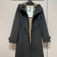 $170.00 USD Burberry Trench Coat Long Sleeved For Women #1391099