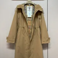 $170.00 USD Burberry Trench Coat Long Sleeved For Women #1391100