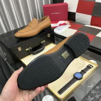 $108.00 USD Salvatore Ferragamo Leather Shoes For Men #1392077