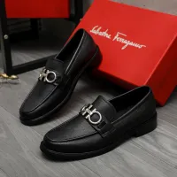 $85.00 USD Salvatore Ferragamo Leather Shoes For Men #1392087