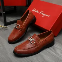 $85.00 USD Salvatore Ferragamo Leather Shoes For Men #1392088