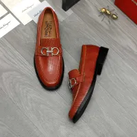 $85.00 USD Salvatore Ferragamo Leather Shoes For Men #1392088