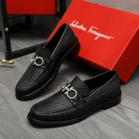 $85.00 USD Salvatore Ferragamo Leather Shoes For Men #1392089